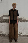 AVIVA JIFEI XUE Waxed Parachute Pants SS23-WPP-MTBR